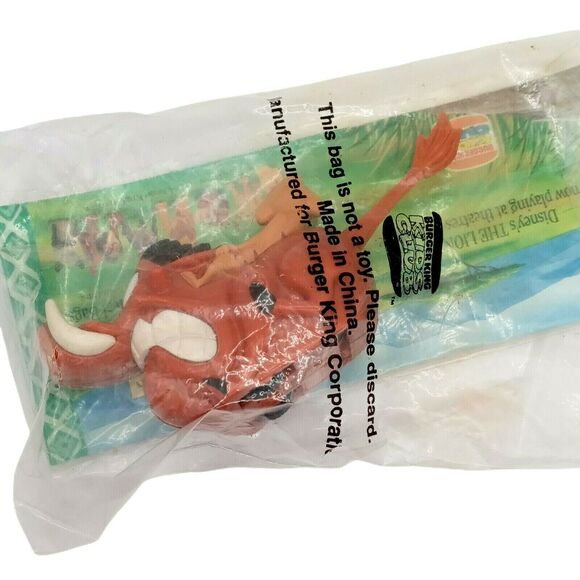 Disney Lion King Timon Pumbaa 1994 Burger King Kids Club Toy Vintage Collectible - Picture 10 of 11